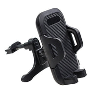 HKM-471763 Carbon Fiber Texture Suction Cup Phone Holder for Cars and Desktops