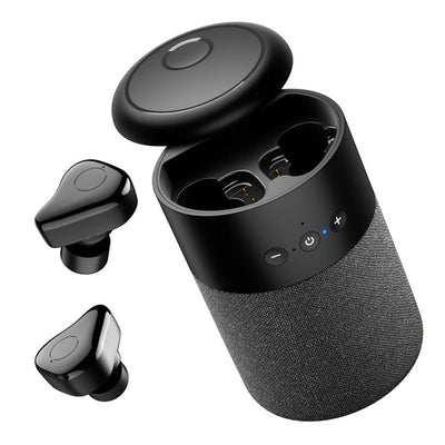 HKM-471763 Portable Bluetooth Speaker Headset with 6 Hours Playtime, 10m Range, and Built-in Lithium Battery