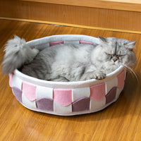 HKM-4717885 Felt Cat Litter Universal Non-Stick Pet Bed in Round and Square Styles