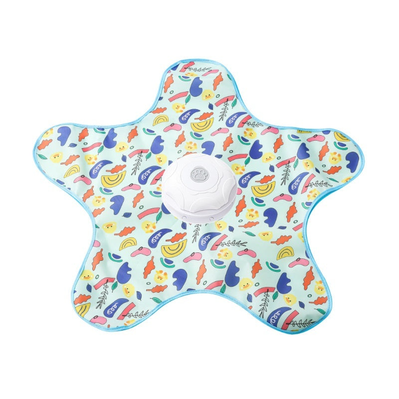HKM-4718653 Electric Cat Toy with Smart Hunting Features - Blue Fish & White Seaweed Set