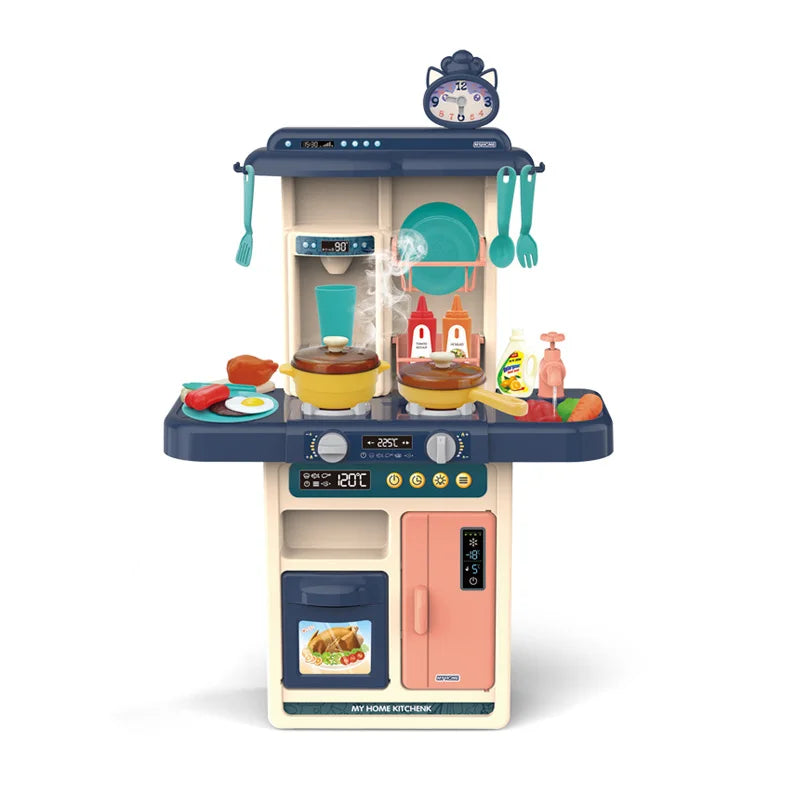 HKM-471891 Kids' Pretend Play Kitchen Toy Set with Running Water Sink for Ages 2 to 7
