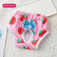 HKM-4720189 Cute Pet Physiological Pants with Striped Designs - Various Colors and Sizes Available