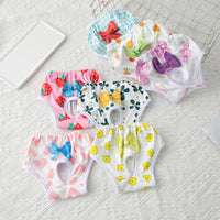 HKM-4720189 Cute Pet Physiological Pants with Striped Designs - Various Colors and Sizes Available