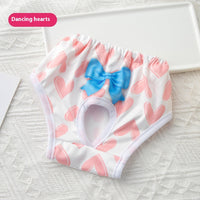 HKM-4720189 Cute Pet Physiological Pants with Striped Designs - Various Colors and Sizes Available