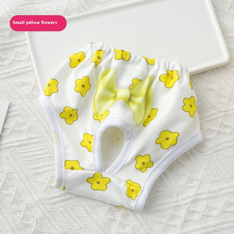 HKM-4720189 Cute Pet Physiological Pants with Striped Designs - Various Colors and Sizes Available