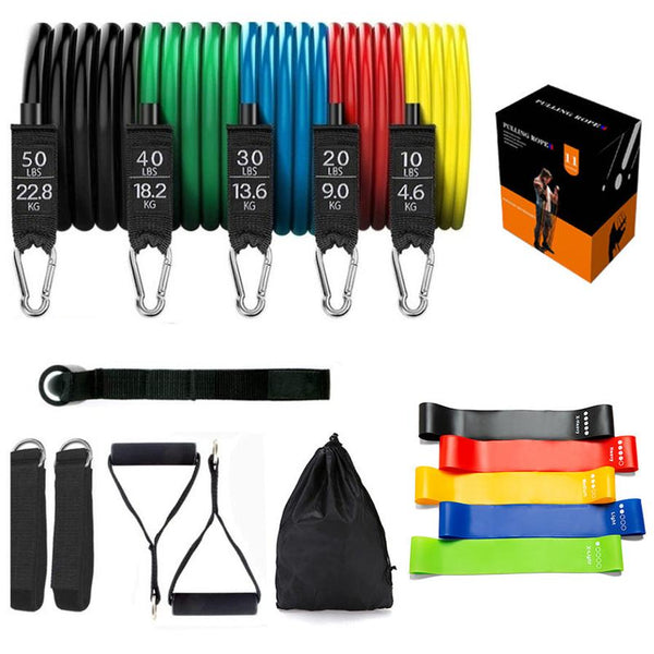 HKM-472083 Latex Resistance Training Bands for Stretching and Yoga Workouts