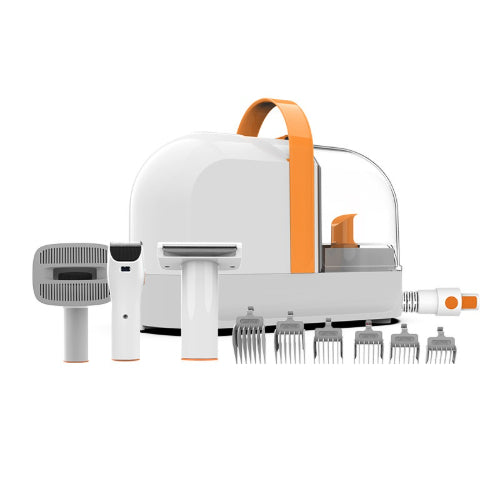 HKM-4721469 Electric Hair Clipper with Built-in Hair Suction for Effortless Pet Grooming