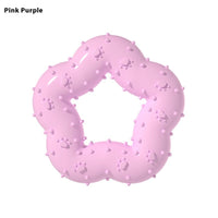 HKM-4722237 Large Flower Shape TPR Molar Dog Toy for Teeth Cleaning and Chewing