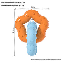 HKM-4722237 Large Flower Shape TPR Molar Dog Toy for Teeth Cleaning and Chewing