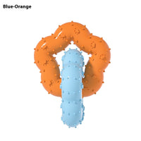 HKM-4722237 Large Flower Shape TPR Molar Dog Toy for Teeth Cleaning and Chewing