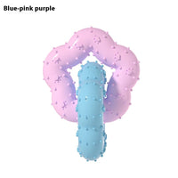 HKM-4722237 Large Flower Shape TPR Molar Dog Toy for Teeth Cleaning and Chewing