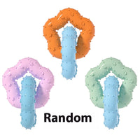 HKM-4722237 Large Flower Shape TPR Molar Dog Toy for Teeth Cleaning and Chewing