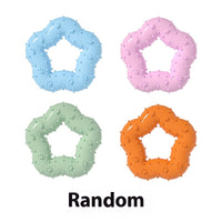 HKM-4722237 Large Flower Shape TPR Molar Dog Toy for Teeth Cleaning and Chewing