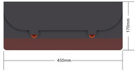 HKM-472275 Felt PU Keyboard Storage Case - Compatible with 40%, 60%, 65%, 80%, and 100% Keyboards