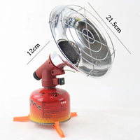 HKM-472403 Mini Portable Infrared Butane and Natural Gas Heater for Outdoor Camping and Household Use