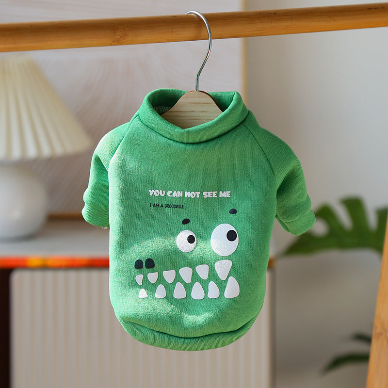 HKM-4724669 Warm and Stylish Dog Clothing in Vibrant Colors – Features Polyester Material and Fun Animal Prints