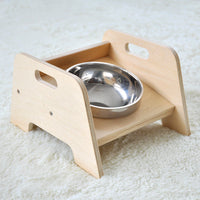 HKM-4725565 Stainless Steel Non-Slip Pet Dining Table for Comfortable Feeding