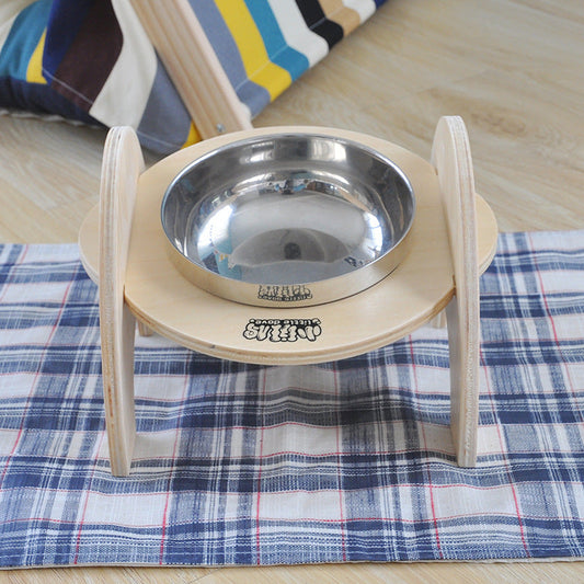 HKM-4725565 Stainless Steel Non-Slip Pet Dining Table for Comfortable Feeding
