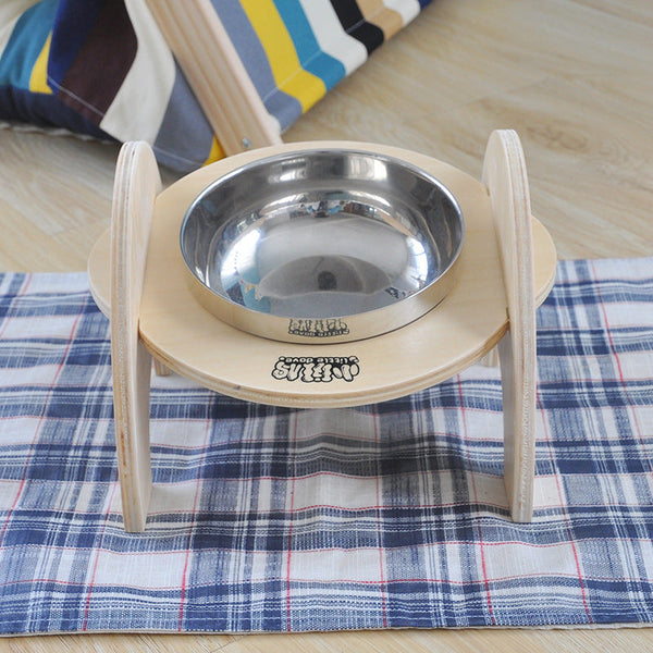 HKM-4725565 Stainless Steel Non-Slip Pet Dining Table for Comfortable Feeding