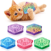HKM-4726845 Catnip Dice Toy for Interactive Play, Soft Plush Teething Chew for Cats and Kittens, Ideal Gift for Cat Lovers