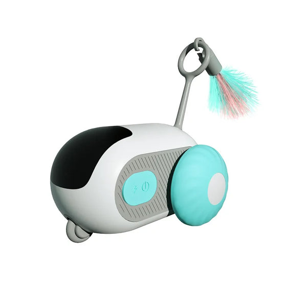 HKM-472723 Smart Interactive Cat Toy Car with Remote Control - Automatic Rolling Ball for Indoor Pets
