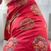 HKM-4727741 Festive Tang Suit for Pets - Winter Cotton Clothes in Various Sizes