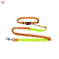 HKM-4729149 Elastic Traction Rope Belt for Pet Walking and Running - Adjustable Length and Comfortable Cushioning