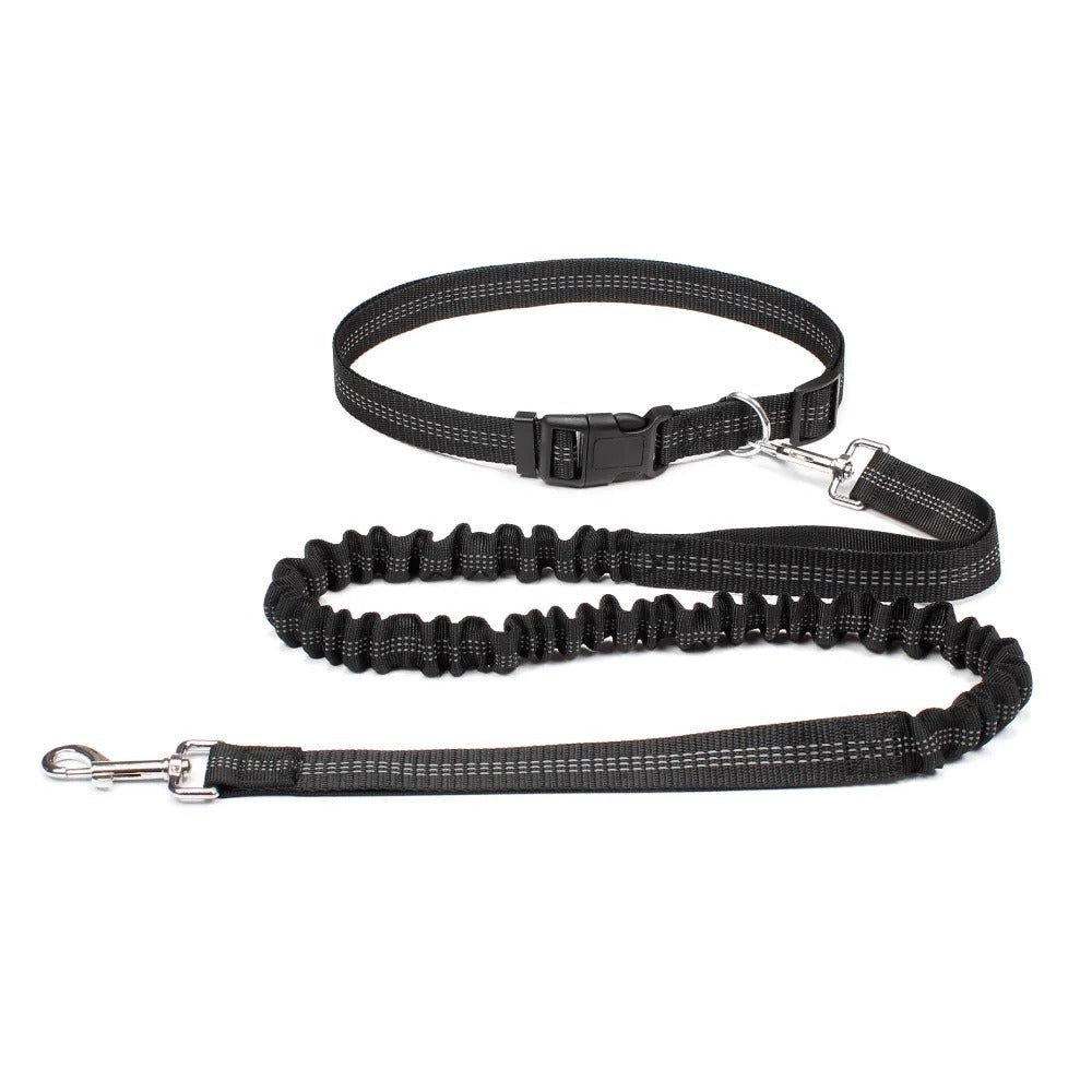 HKM-4729149 Elastic Traction Rope Belt for Pet Walking and Running - Adjustable Length and Comfortable Cushioning