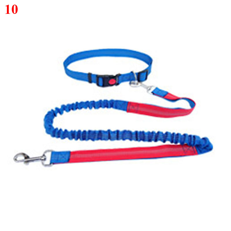 HKM-4729149 Elastic Traction Rope Belt for Pet Walking and Running - Adjustable Length and Comfortable Cushioning