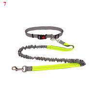 HKM-4729149 Elastic Traction Rope Belt for Pet Walking and Running - Adjustable Length and Comfortable Cushioning