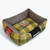 HKM-4730813 Cozy Pet Cushion Mat in Red, Blue, and Green Plaid for Dogs - Available in Small, Medium, and Large