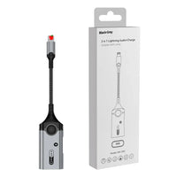 HKM-473107 8-Pin to 3.5mm Audio and Charge Adapter for iPhone Devices
