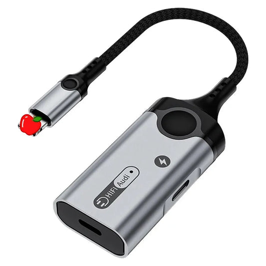 HKM-473107 8-Pin to 3.5mm Audio and Charge Adapter for iPhone Devices