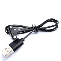 HKM-473427 Universal Magnetic Charging Cable for Smart Phone Watches - Practical Black Design