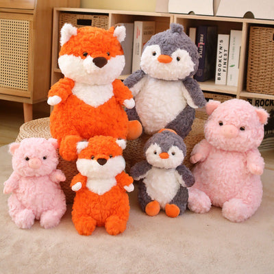 HKM-4734781 Cozy Gray Elephant Plush Toy for Teens - 25cm and 35cm Options Available