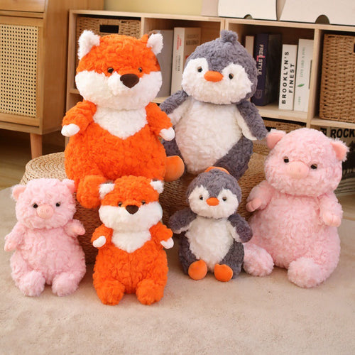 HKM-4734781 Cozy Gray Elephant Plush Toy for Teens - 25cm and 35cm Options Available