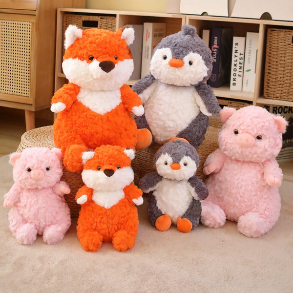 HKM-4734781 Cozy Gray Elephant Plush Toy for Teens - 25cm and 35cm Options Available