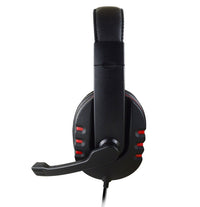 HKM-473555 Wired Gaming Headset with Adjustable Microphone and Soft PU Leather Earmuffs