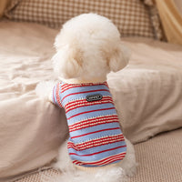 HKM-4735677 Warm Knitted Cat & Dog Striped Pullover for Cold Weather Fashion