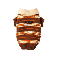 HKM-4735677 Warm Knitted Cat & Dog Striped Pullover for Cold Weather Fashion
