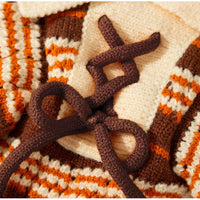 HKM-4735677 Warm Knitted Cat & Dog Striped Pullover for Cold Weather Fashion