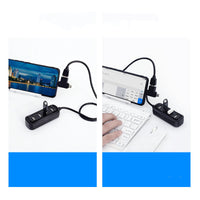 HKM-473747 USB 2.0 Extender Hub with 0.15m Multi-Function Cable and Four Interfaces