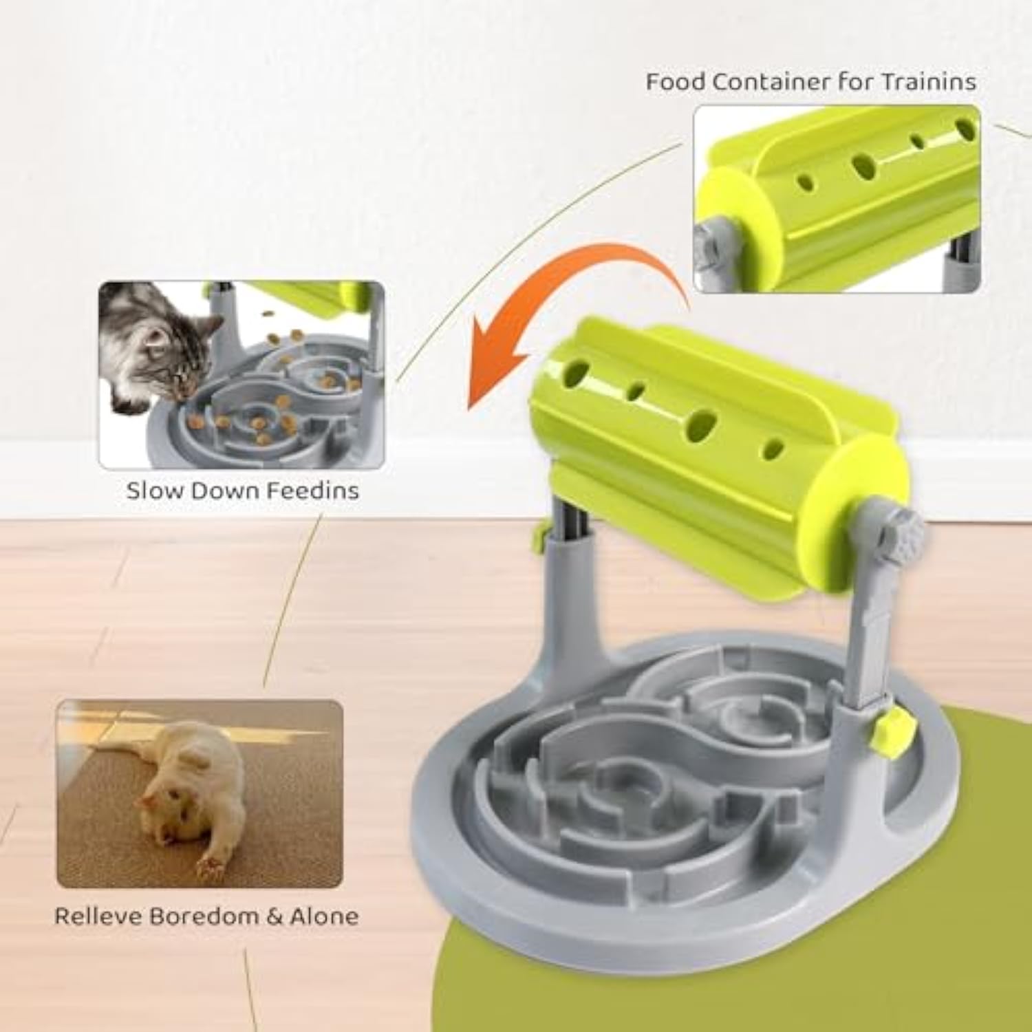 HKM-4738365 Interactive Pet Food Puzzle Toy for Dogs and Cats - Slow Feeder for Healthy Eating and Enhanced Digestion
