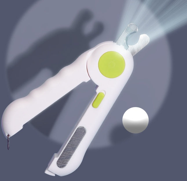 HKM-4738877 LED-Enhanced Nail Clippers for Cats and Dogs - Safe, Quick, Durable Trimming