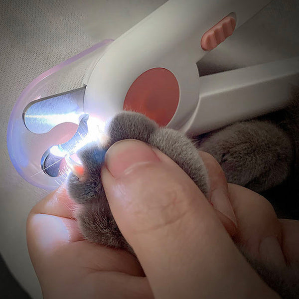HKM-4738877 LED-Enhanced Nail Clippers for Cats and Dogs - Safe, Quick, Durable Trimming