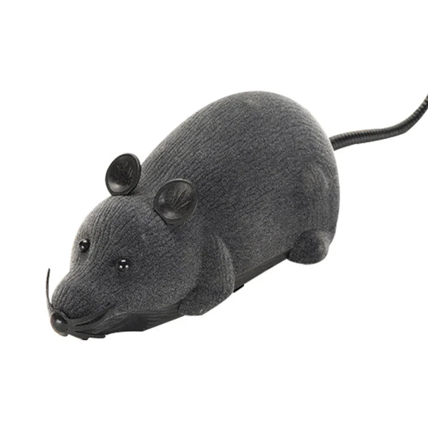 HKM-473939 Remote-Controlled Electric Mouse Toy for Cats and Kittens - Fun Educational Flocking Design