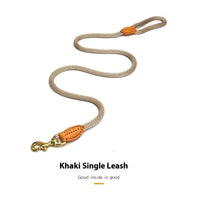 HKM-4740669 Dog Leash with Hand-Holding Rope for Small to Medium Dogs, Nylon Material, 130CM Long