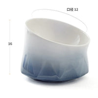HKM-4741053 Nordic Hand-Sprayed Gradient Food and Water Bowl for Cats and Dogs, 200G Capacity