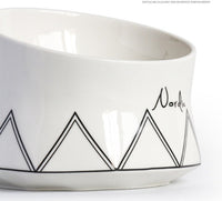 HKM-4741053 Nordic Hand-Sprayed Gradient Food and Water Bowl for Cats and Dogs, 200G Capacity