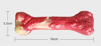 HKM-4741693 Durable Rubber Dog Chew Toy - Molar Stick for Teeth Grinding and Delayed Eating, Large 20.5x9cm